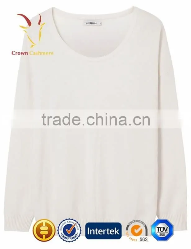 New Products 100% Cashmre Women Knitted Sweaters Pullover