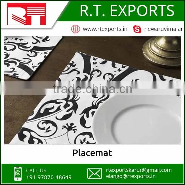 Wholesale Printed OEM Design Cotton Table Placemat