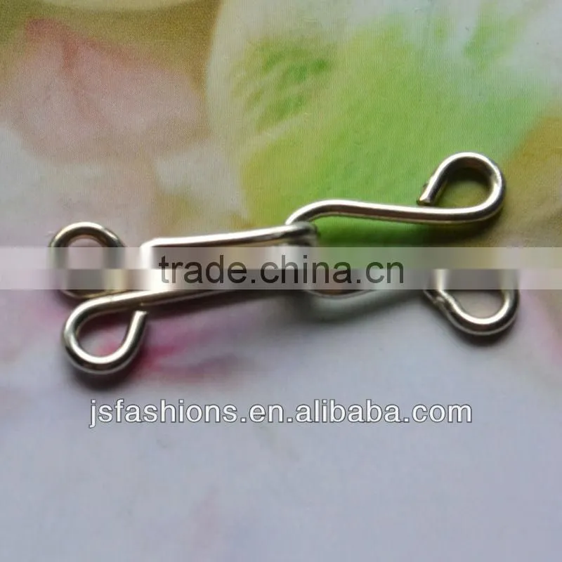 Fashion 4# dress hook and eyes decorative with insurance