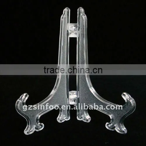 acrylic plate display with hinges