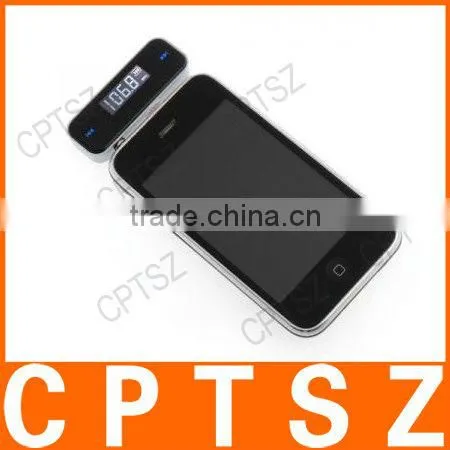 3.5mm Wireless In-car Handsfree & Fm Transmitter For Mobile Phone Audio Devices