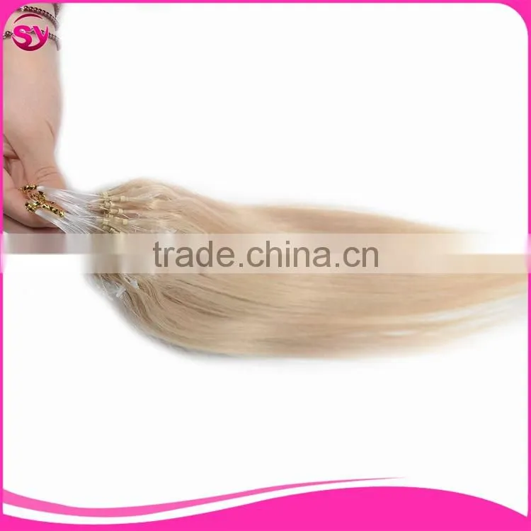 Hot Sale Brazilian Straight Micro Ring Hair Invisible Nano Ring Hair Extensions