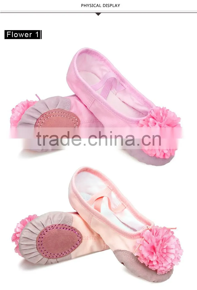 High Quality Soft Canvas Dance Shoes Split Sole Ballet Shoes