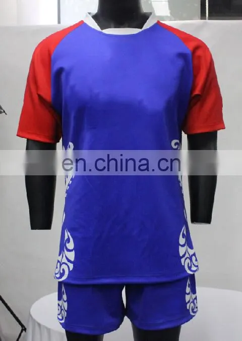 high quality durable tear resistance 100% polyester Custom Sublimation rugby jersey