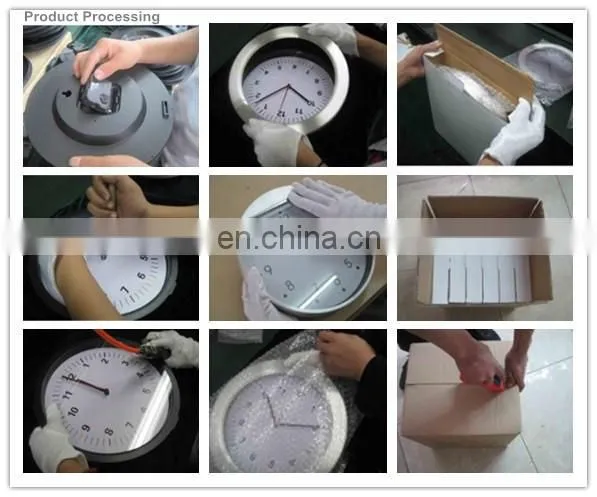 (M2505) hopecome 5 inch quartz metal small size wall clock