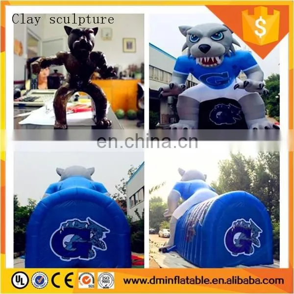 lifely Eagle Head inflatable cartoon tunnels with factory price /inflatable mascot tunnel/inflatable sport tunnel for football