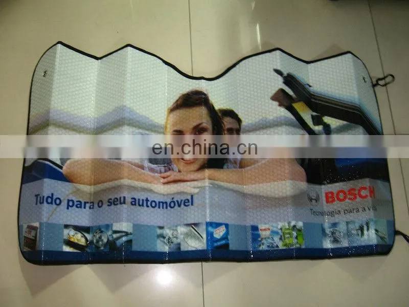 EASTSUN Collapisble PE Bubble Car Sunshade For Front Window Of With Aluminum Coating On 1 Side