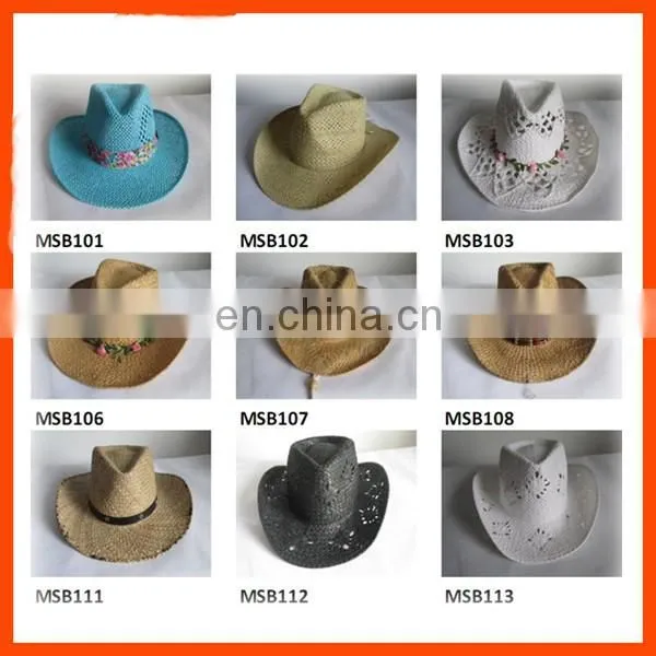 2017 Fashion customized straw hat with logo