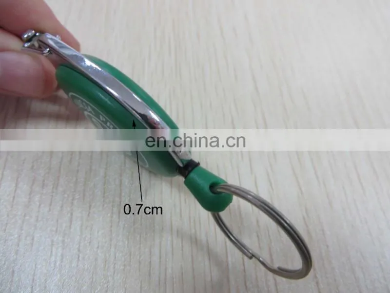 New cheap retractable plastic key holder/key ring wholesales