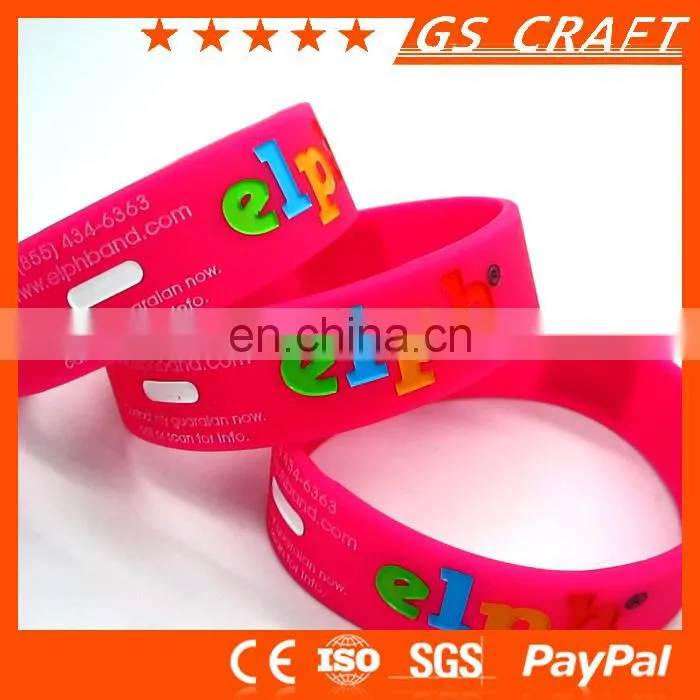 silicone hand bands, silicone wrist bands, new designs diy silicone loom bands