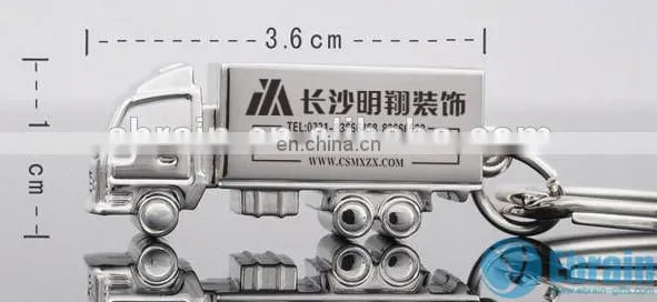 Custom Container Truck Key chain Metal