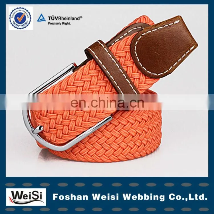 Jacquard polyester cotton fabric braided woven belt