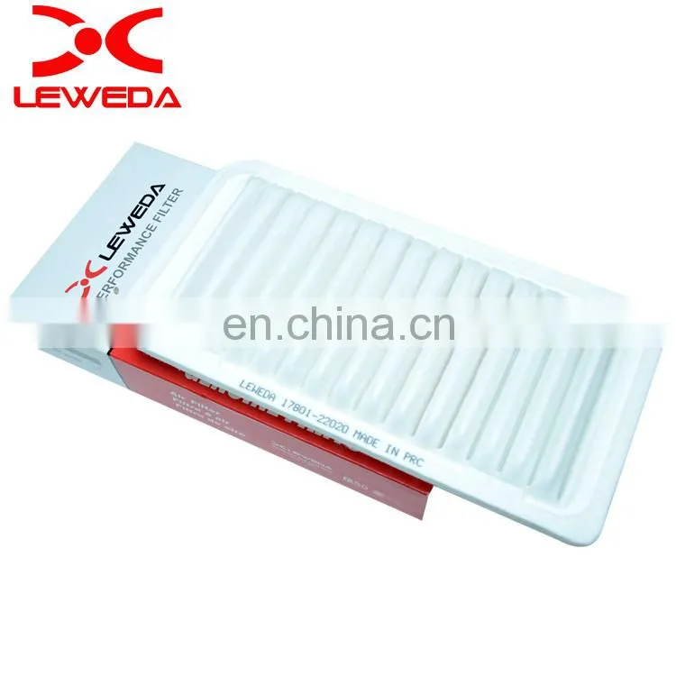 China auto parts manufacturer auto air filter 17801-22020 for Corolla