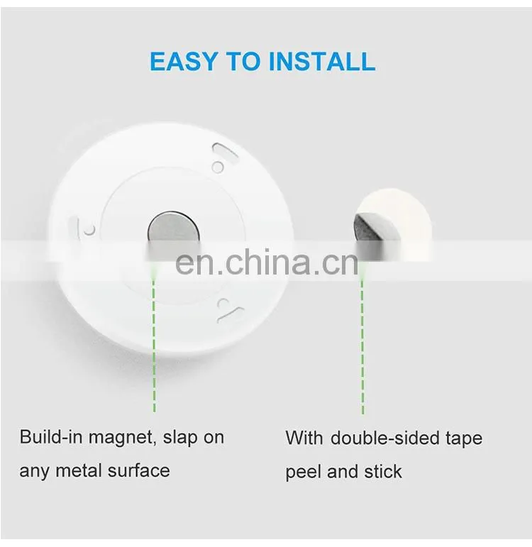 Motion Sensor Lights, Battery-Powered LED Night Lights, Stick-Anywhere Wall Lights for Hallway