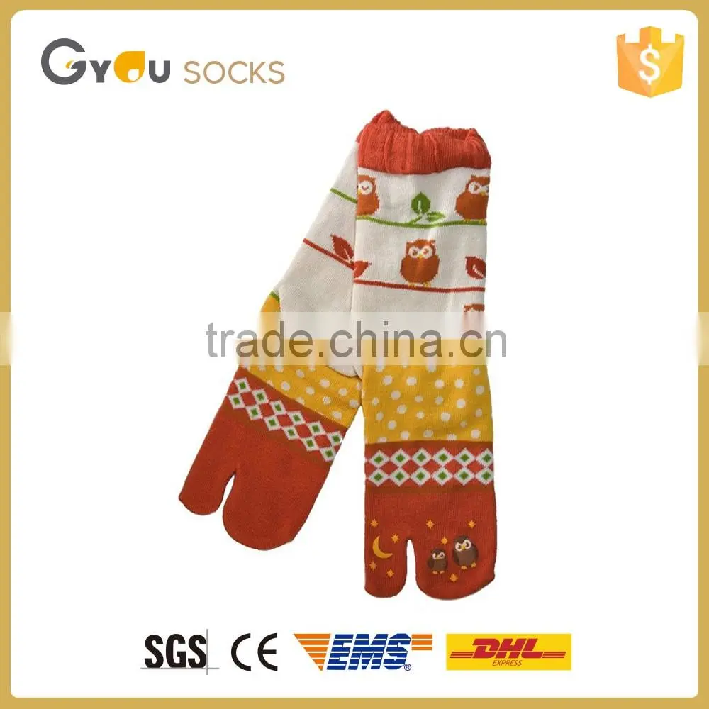 2016colourful Cotton toe socks child toe socks