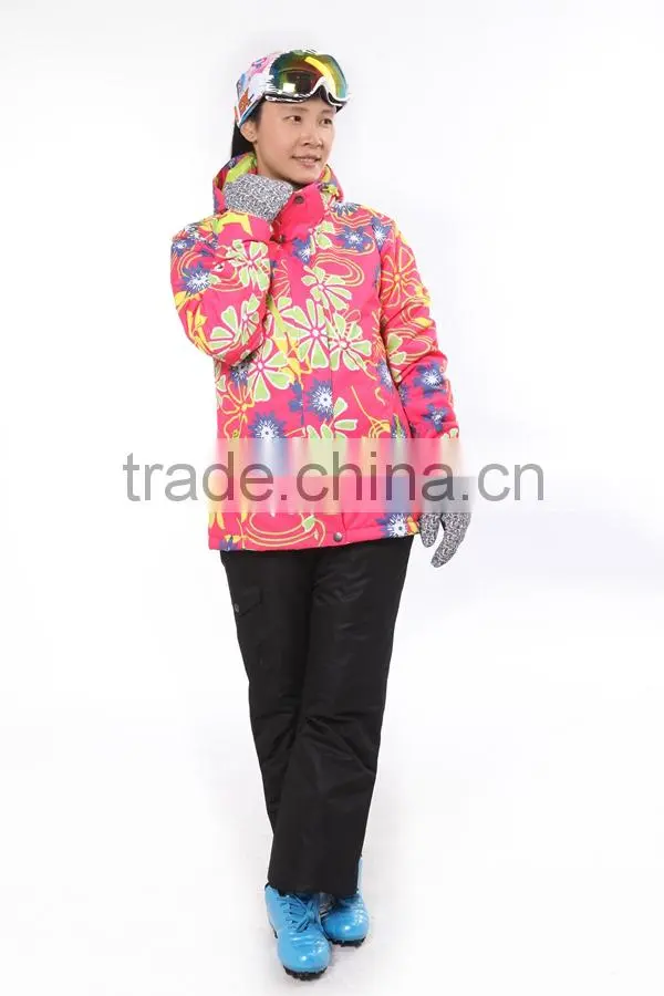 2016 colorful winter jacket for girls