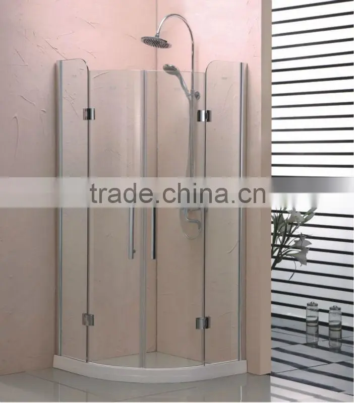 classic shower room,sliding glass simple shower room,checp shower room