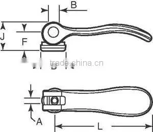 Internal Thread Adjustable Cam Lever