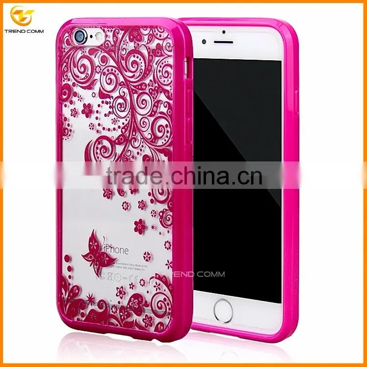 new fashion customized plastic hard back cover case for iphone 6 plus