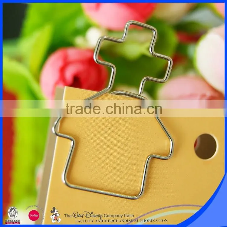 Plastic material memo clip type animal name card clip