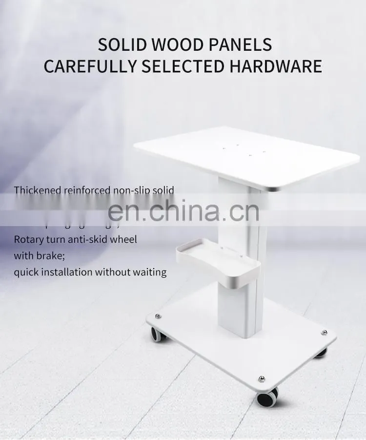 Standing Beauty Hair Salon Trolley Cart With Universal Wheels For Beauty Equipment Use
