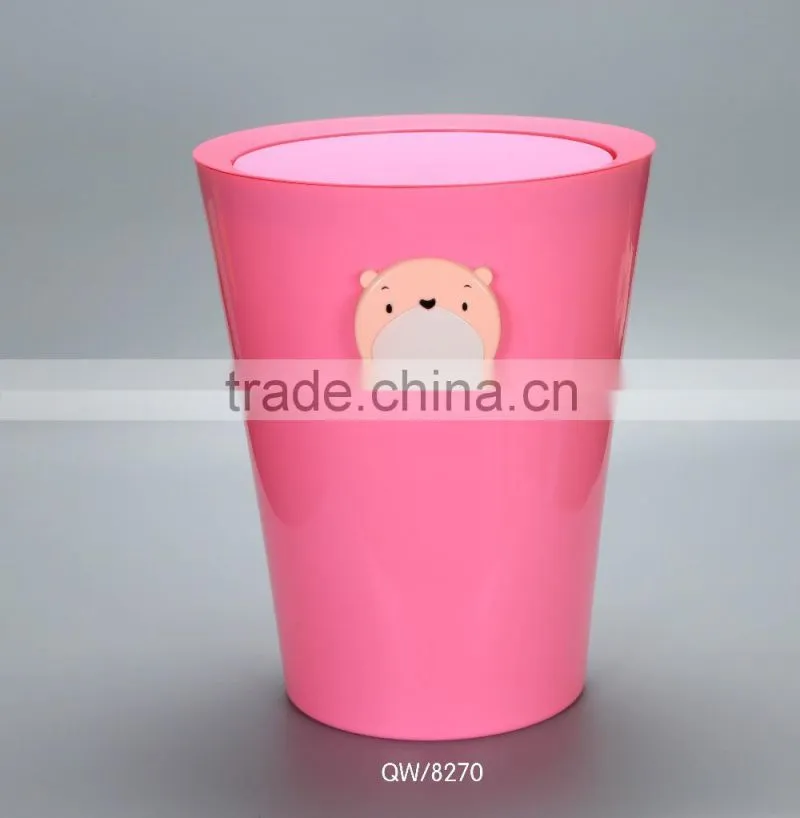 Plastic Mini mushroom Table Trash Can/waste bin