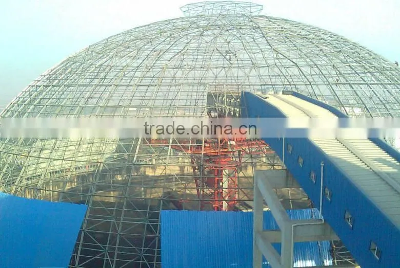 Netpetitive price anti rust steel dome for paper plant