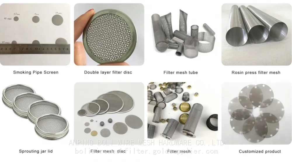 304 Edelstahl-Filterpatrone, Filter, Filterkorb, maßgeschneiderter Filter, Boliwiremesh