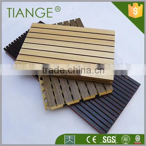Low frequency absorb wooden panel