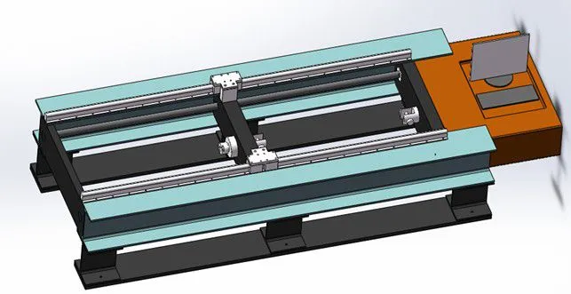 Computer Controlled Electronic Horizontal 50kN Nylon Conveyor Belt Tensile Testing Machine