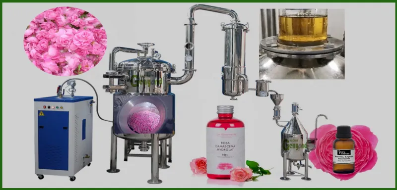 50L Plant Flower Agaric Essential Oil Hydrosol Distiller Distillation Machine Extractor Extraction Machine Extracting Equipment