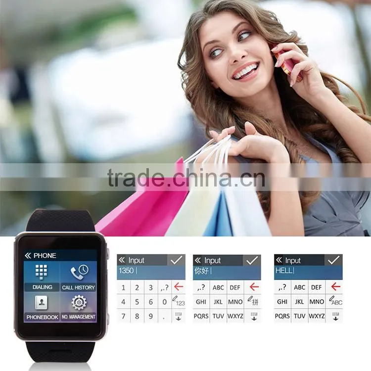 High quality Europe CE ROHS Smart watch with Heart rate monitor and temperature test