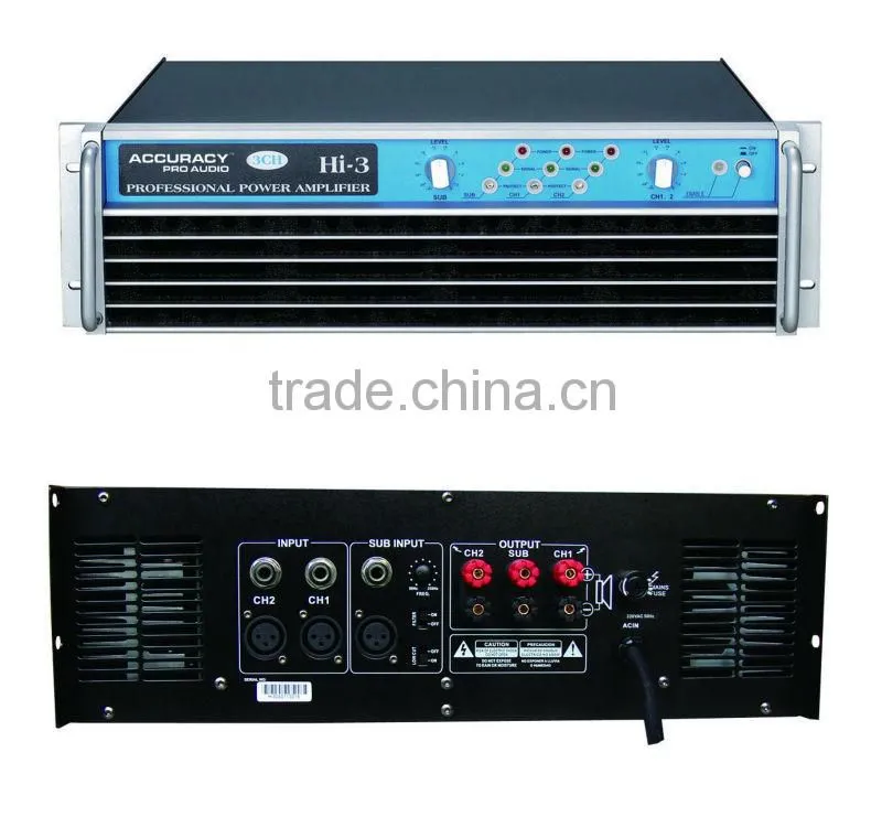 Professional High Power Amplifier Hi-3