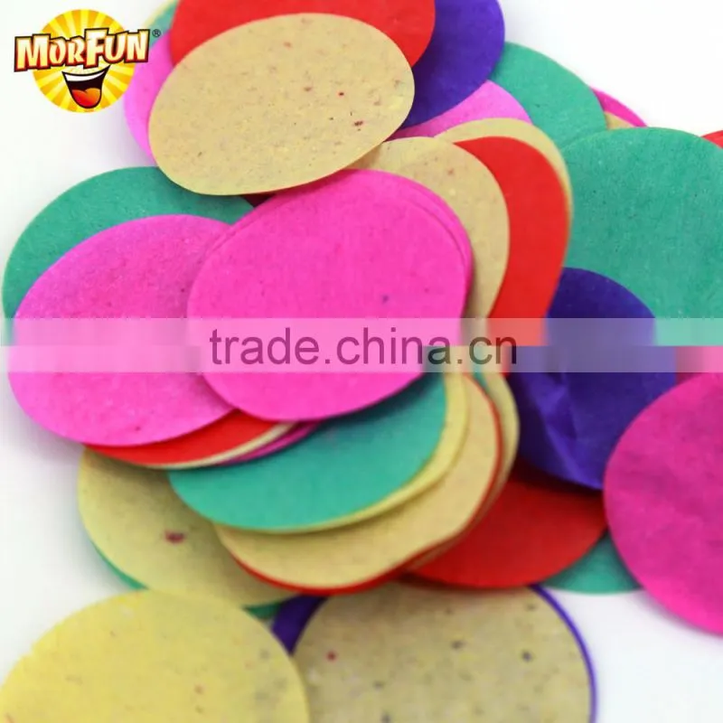 No Flame Handheld Round Paper Confetti Cannons/Confetti Launcher