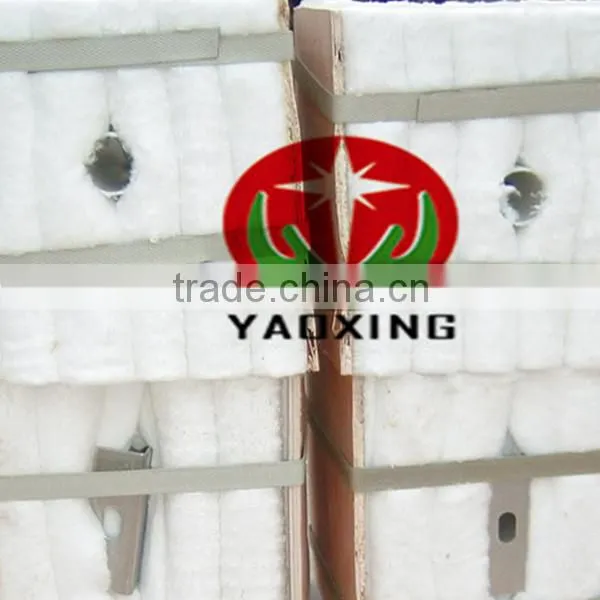 refractory fiber module for ceramic shuttle kiln aluminum silicate wool module electric ceramic furnace ceramic fiber module
