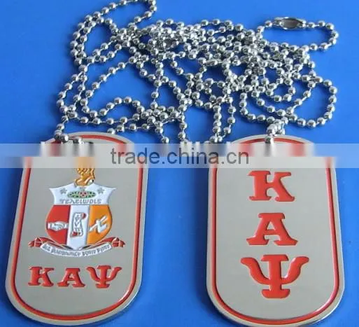 AKA Greek Double Sided Alpha Kappaa Alpha Sorority custom dog Tags logo Jewelry necklace