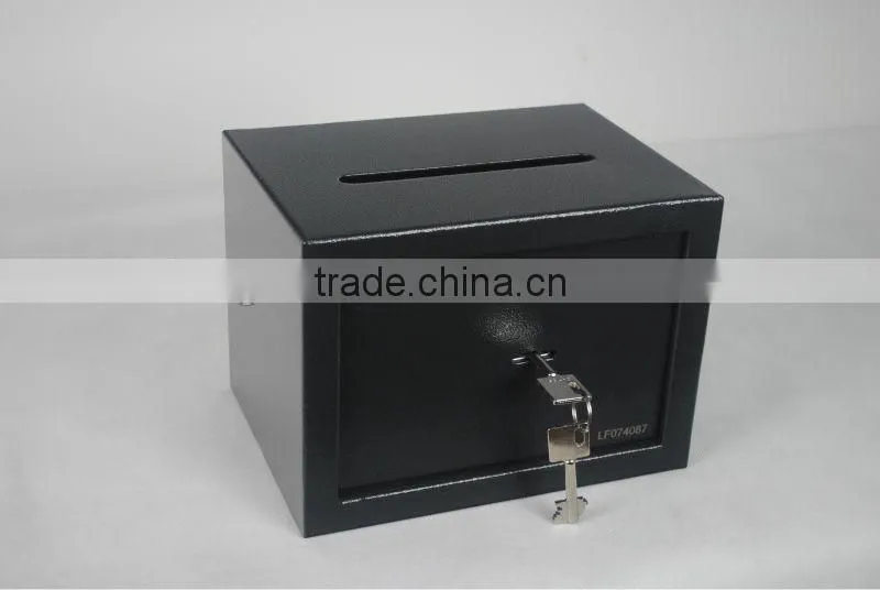 Mini and cheapest mechanical key metal safe for private use