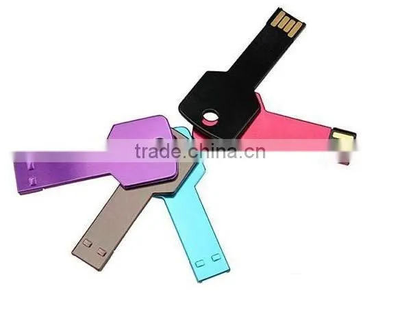 Slivery Key Shaped 4GB usb Lightweight Thumb Pen Drive Flash Disk