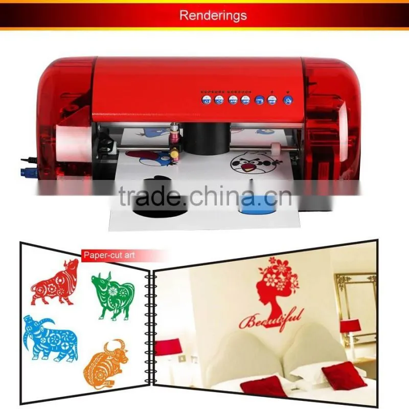 Cutting plotter for mesh flex pvc laser cutter Cutok DC330 PU PVC Vinyl Cutter with laser pointer