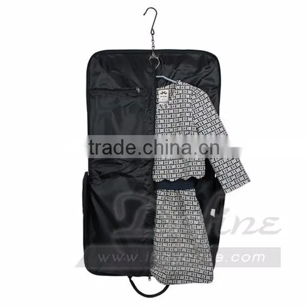 Foldable Travel Garment Bag for Suit And Dresses With Pocket