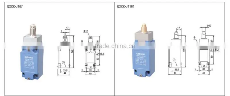 Thermoplastic roller tumbler direct acting type QXCK-J roller shutter limit switch