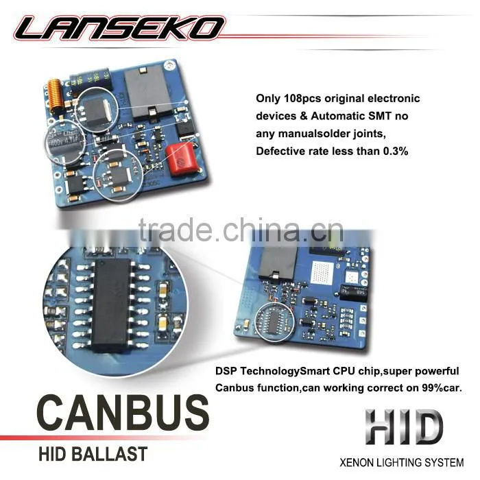Top sell!! hid canbus pro hid kit with strong decoding function ballast hid conversion kit