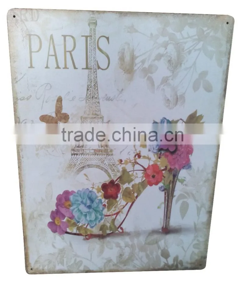 fashionable tin sign CMYK printing
