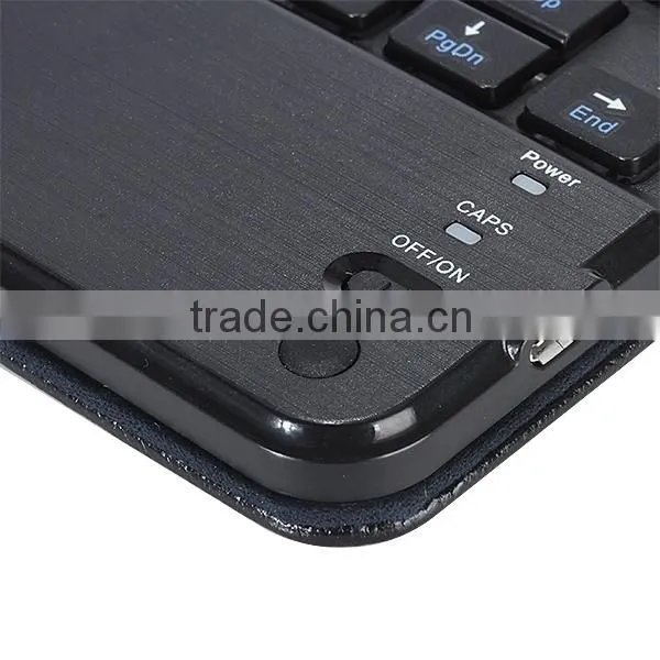 universal bluetooth leather keyboard tablets case , wireless keyboard for android tablets