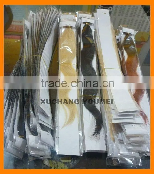 hot selling best quality brazilian hair pre-bonded hair extension i tip u tip flat tip v tip wholeasle hair