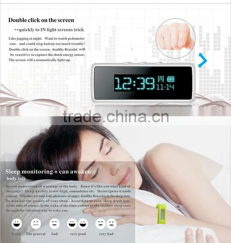 Oled Smart Bluetooth 4.0 Health Wristband Digital Fitness Wristband