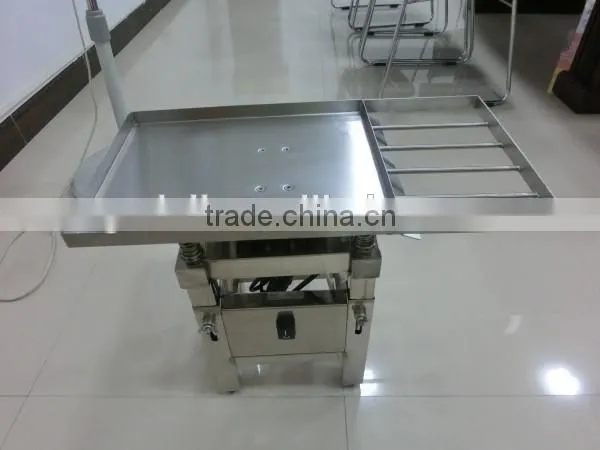 Stainless steel Eletric chocolate vibration table machine,chocolate vibrating machine