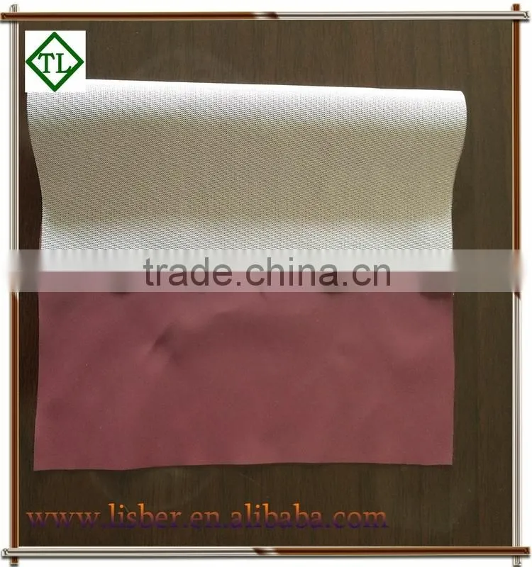 60% pu 40%rayon synthetic leather fabric