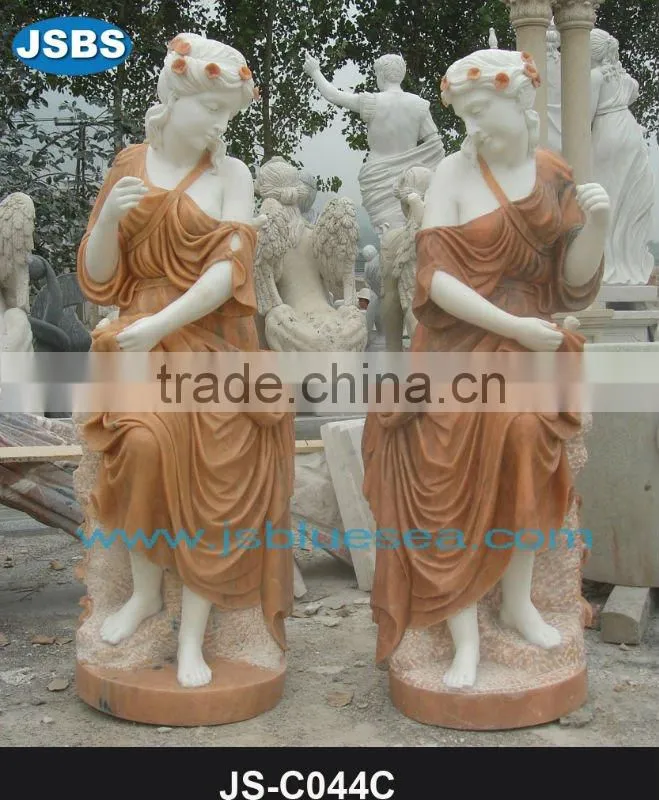 Carved White Marble Horse Statue