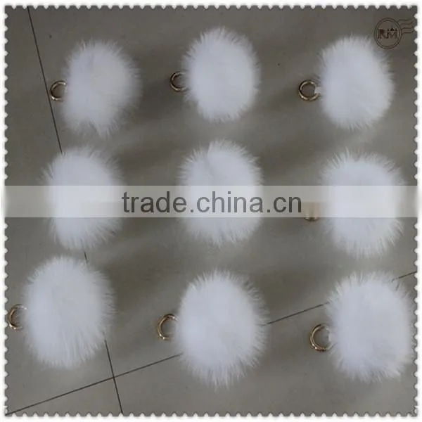 Fluffy Fox Fur Pompons in Factory Wholesale Price